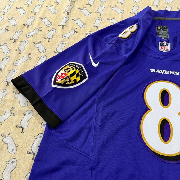 Nfl Purple Jersey #8 Jackson Ravens - Picture 3 of 8